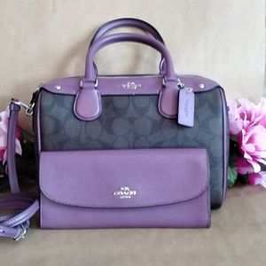 SALE👜Coach crossbody purse bag w/ wallet set